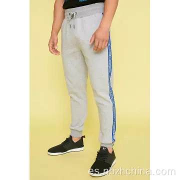 Pantalones de jogger de rayas tejidas para hombres